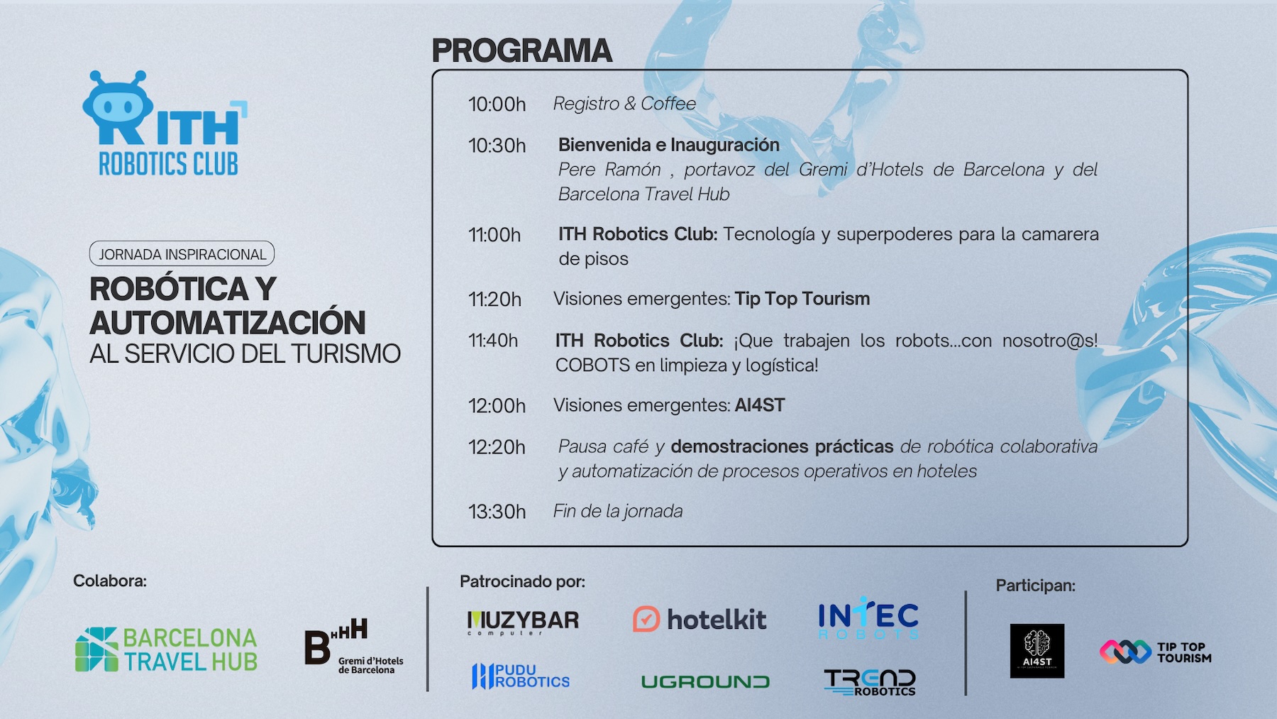 PROGRAMA ROBOTICA ITH BARCELONA TRAVEL HUB