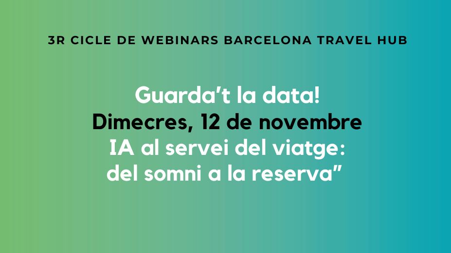 WEBINARR: IA al servei del viatge: del somni a la reserva”